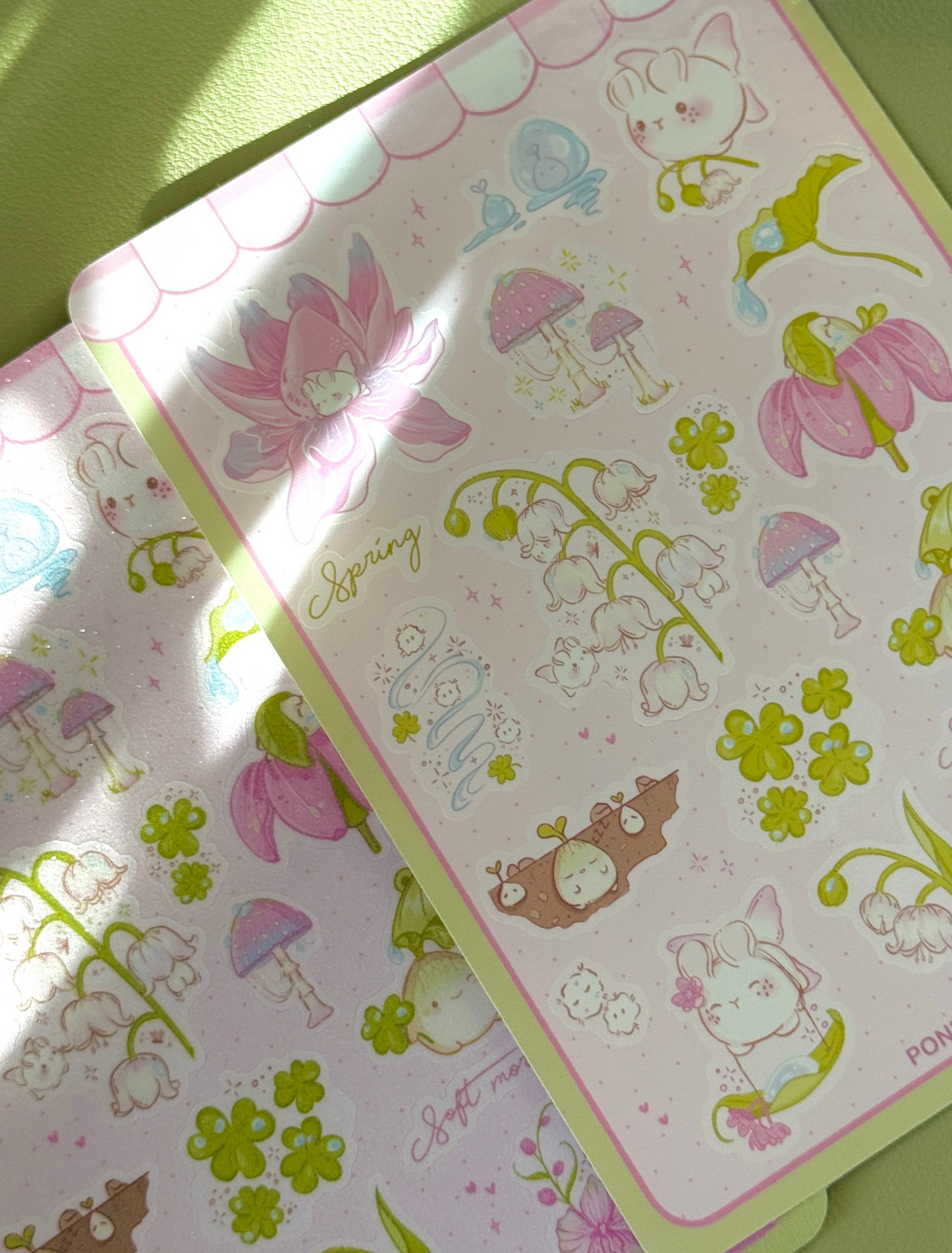 Morning dew 💧🍀 sticker sheet