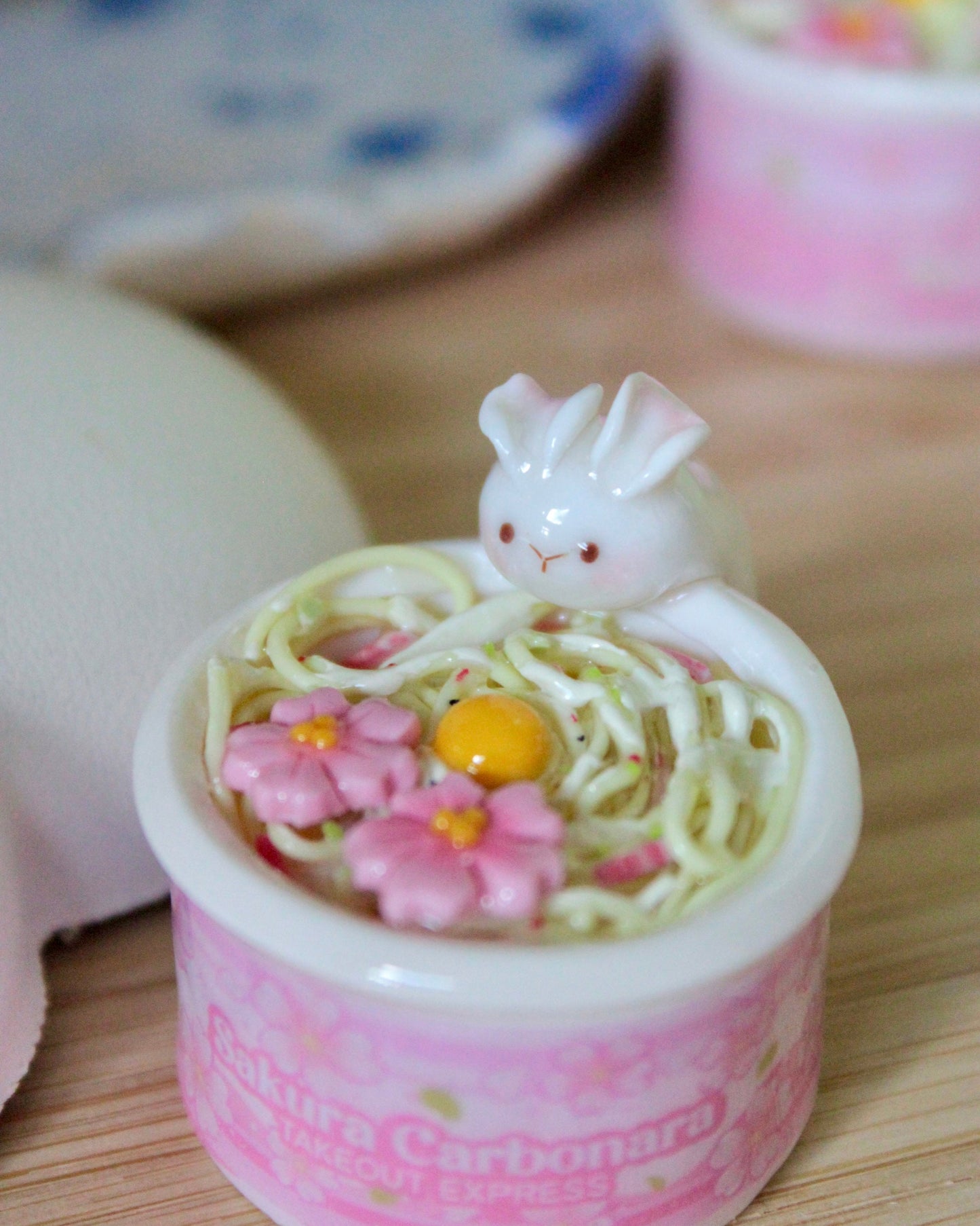 Sakura Carbonara bunny spinner