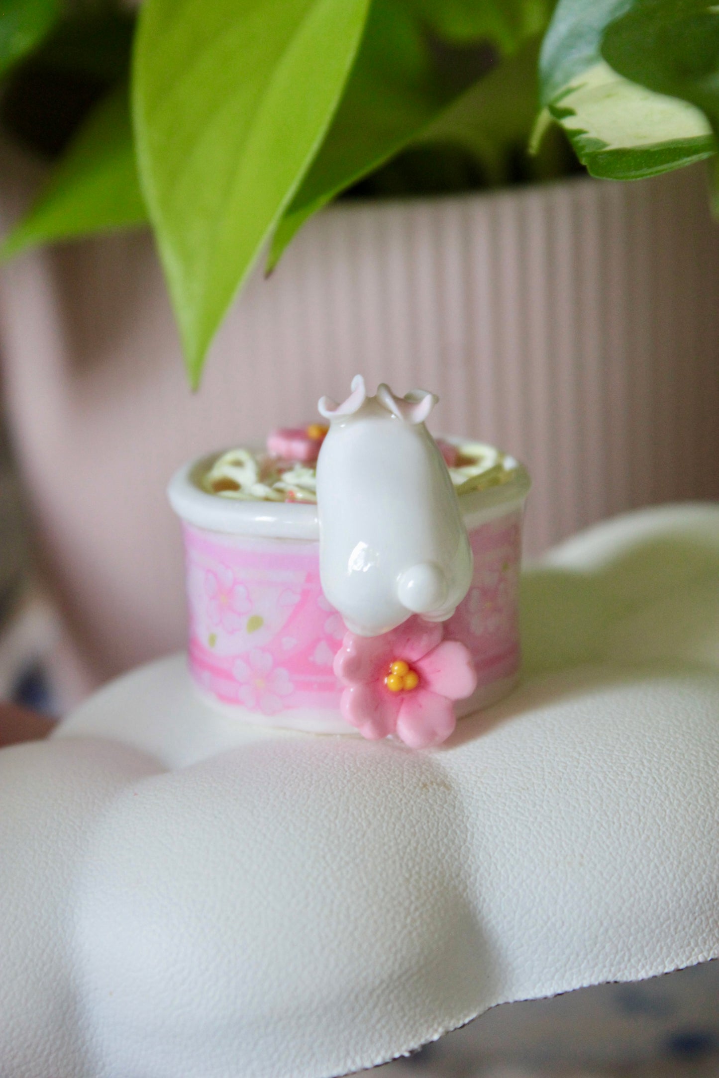 Sakura Carbonara bunny spinner