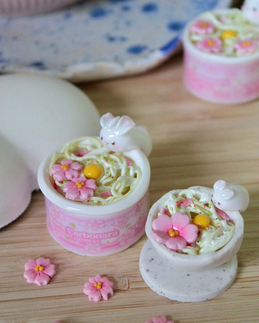 Sakura Carbonara bunny spinner