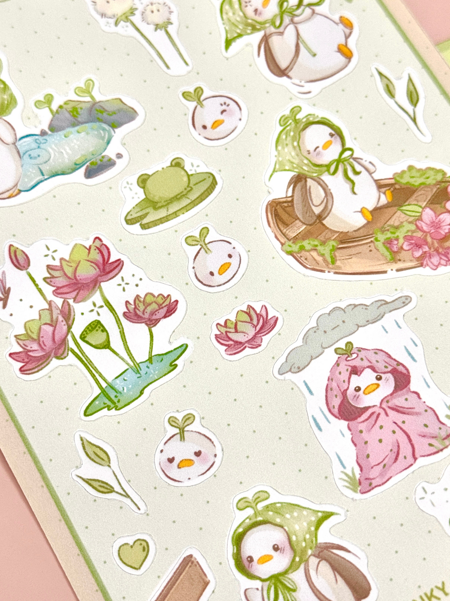 Goose adventures sticker sheet