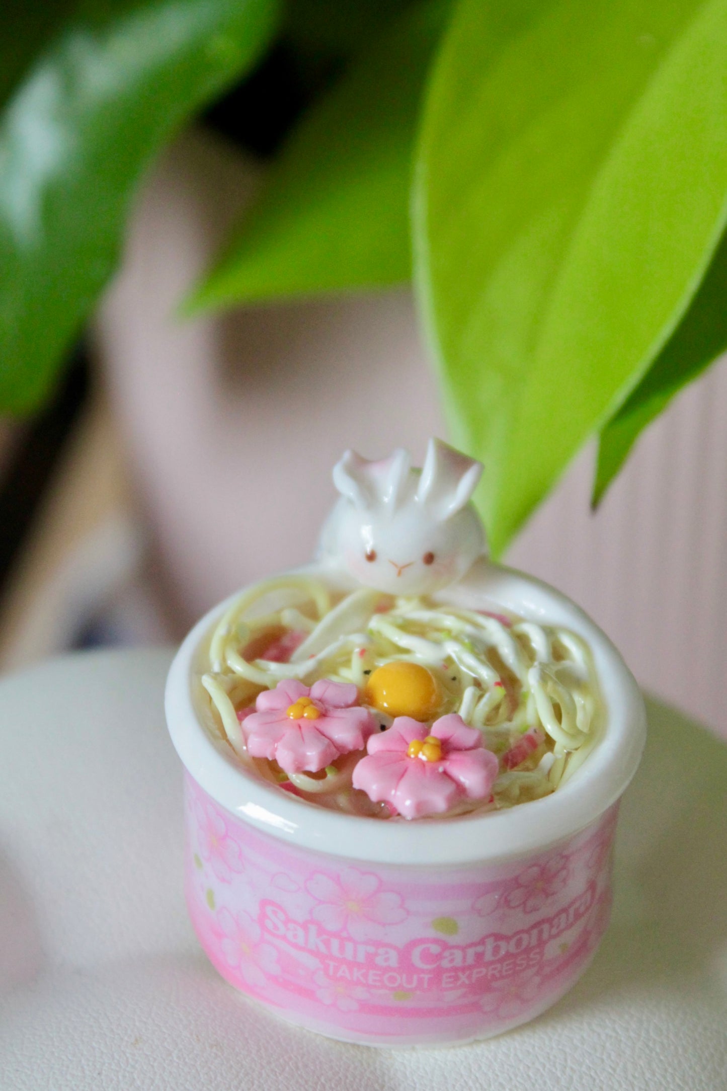 Sakura Carbonara bunny spinner